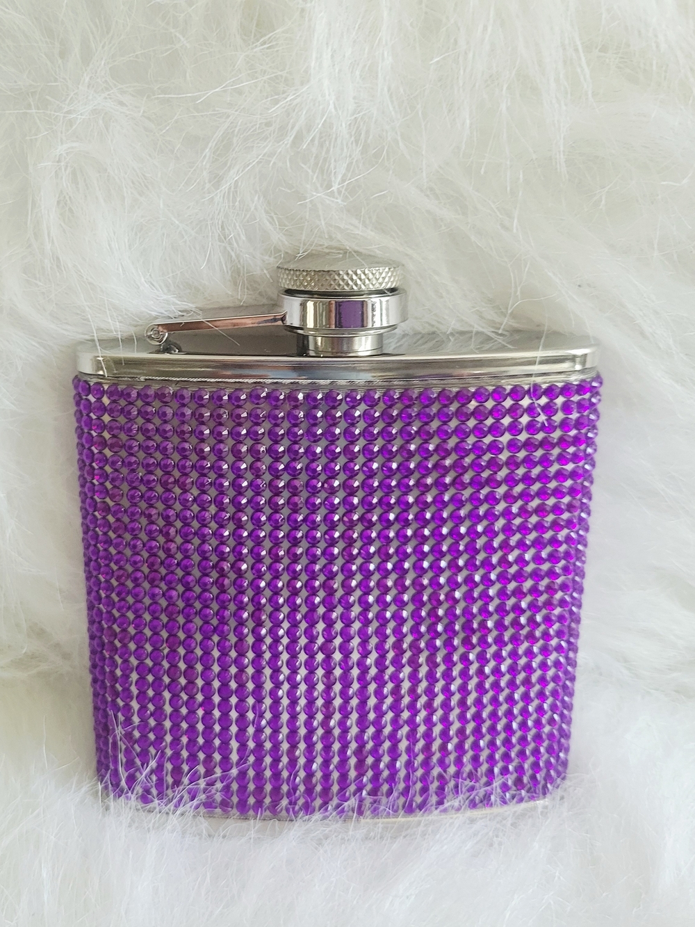 Purple Crystal Hip Flask - Women Accessories